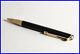 Vintage Montblanc Ball Pix Lever Operated Ballpoint Pen In Black & Brushed Gold