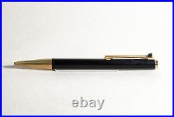 Vintage MONTBLANC Ball Pix lever operated BALLPOINT PEN in BLACK & brushed GOLD