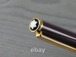 Vintage Montblanc Nobility Oblige Purple Resin Line Gold Ballpoint Pen