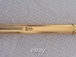 Vintage Must De Cartier Ballpoint Pen Gold plated