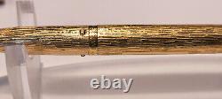 Vintage Parker 105 Rolled Gold Bark Effect ballpoint pen boxed