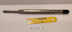 Vintage Parker 105 Rolled Gold Bark Effect ballpoint pen boxed