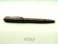 Vintage Parker 75 Sterling Silver Vermiel Ballpoint Pen + Faux Leather Case