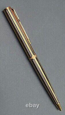 Vintage Parker Premier Athenes ballpoint pen 22 carat gold plate finish