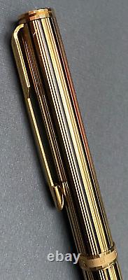 Vintage Parker Premier Athenes ballpoint pen 22 carat gold plate finish