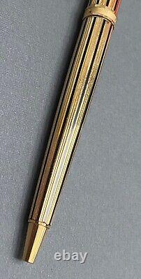 Vintage Parker Premier Athenes ballpoint pen 22 carat gold plate finish