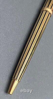 Vintage Parker Premier Athenes ballpoint pen 22 carat gold plate finish