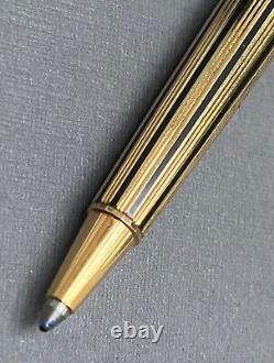 Vintage Parker Premier Athenes ballpoint pen 22 carat gold plate finish