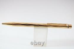 Vintage RARE Sheaffer Targa No. 1065 23k Fluted Ballpoint Pen (Opal Jewel)