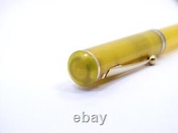 Vintage SHEAFFER 832 Connaisseur Levenger Caribbean Yellow 14k gold F Nib Pen