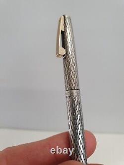 Vintage Sheaffer Sterling Silver Imperial Ball Point Pen Gold Trim