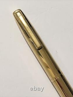 Vintage Sheaffer Triumph Imperial Gold Electroplated Ballpoint Pen-usa-superb