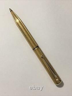 Vintage Sheaffer's Connoisseur Gold Plated Gt Ballpoint Pen-england-blue Ink