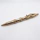 Vintage Tiffany & Co. Louis Tamis 14k Yellow Gold Bamboo Ink Ballpoint Pen 4.75