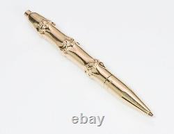 Vintage Verdura Gold Bamboo Pen