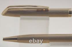 Vintage Waterman CF Milleraies Gold Plated Ballpoint Pen with Gold Trim, Cased