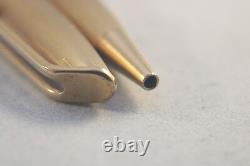 Vintage Waterman CF Milleraies Gold Plated Ballpoint Pen with Gold Trim, Cased