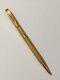 Vintage Waterman Cf Plaque Or G Fine Lined Ballpoint Pen-france