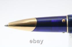 Vintage Waterman Edson Sapphire Blue Rollerball Pen, GT (Cased & Refill)