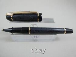Vintage Waterman Phileas Grey Marble Rollerball Pen, GT, Box, NOS MINT