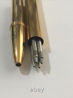 Vintage Waterman Plaque Or G 4 Colour Ballpoint Pen-refills Required