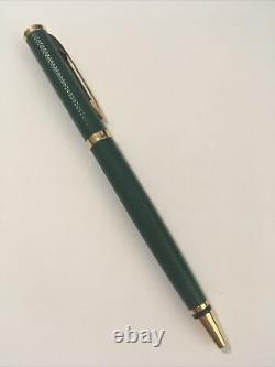 Vintage Waterman Preface Green Barleycorn Gt Ballpoint Pen-france-black Ink