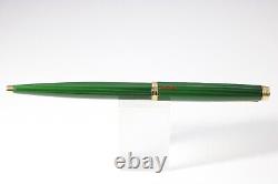 Vintage (c1979-81) Parker 75 Green Malachite Ballpoint Pen, GT