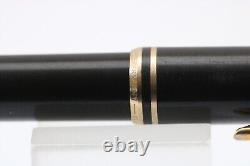 Vintage (c1980) MontBlanc Classic Black Resin Ballpoint Pen, GT