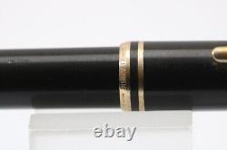 Vintage (c1980) MontBlanc Classic Black Resin Ballpoint Pen, GT