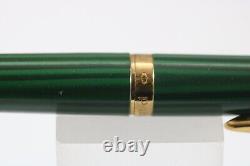 Vintage (c1983) Parker 75 Green Malachite Rollerball Pen, GT (New Refill)