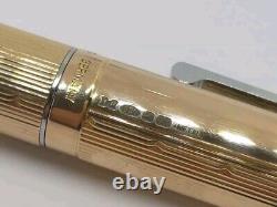 Waldmann Tuscany Sterling Silver Gold Plated Ballpoint Pen