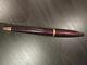 Waterman Carene Amber Ballpoint Pen With Gold Trim Bnib