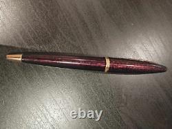 Waterman Carene Amber Ballpoint Pen with Gold Trim BNIB