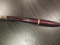 Waterman Carene Amber Ballpoint Pen with Gold Trim BNIB