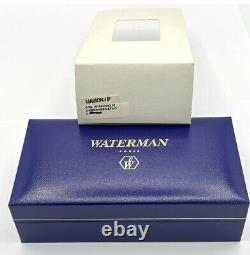 Waterman Carene Deluxe Black & Gold fountain pen New Old Stock in box