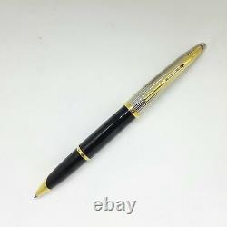 Waterman Carene Deluxe Black With Gold Trim Rollerball Pen