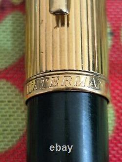 Waterman Carene Green Emerald / Gold Ballpoint Pen. Very Good Condition