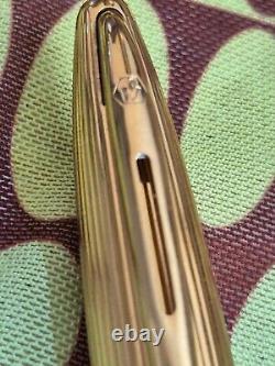 Waterman Carene Green Emerald / Gold Ballpoint Pen. Very Good Condition