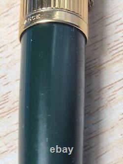 Waterman Carene Green Emerald / Gold Ballpoint Pen. Very Good Condition