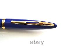 Waterman Carene ballpoint pen finished in blue lacquer GT, BNIB black ink