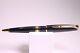 Waterman Charleston Ballpoint Pen Black Gold Plated Well