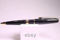 Waterman Charleston Ballpoint Pen Black Gold Plated Well