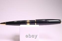 Waterman Charleston Ballpoint Pen Black Gold Plated Well