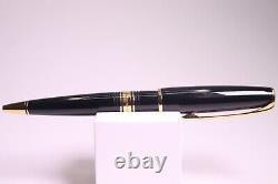 Waterman Charleston Ballpoint Pen Black Gold Plated Well