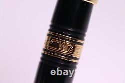 Waterman Charleston Ballpoint Pen Black Gold Plated Well