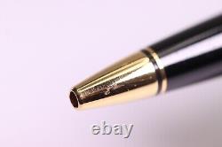 Waterman Charleston Ballpoint Pen Black Gold Plated Well