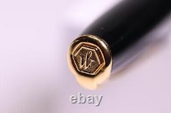 Waterman Charleston Ballpoint Pen Black Gold Plated Well