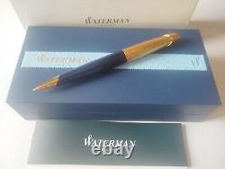 Waterman Edson Sapphire Blue 23k Gold Ballpoint Pen