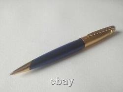 Waterman Edson Sapphire Blue 23k Gold Ballpoint Pen