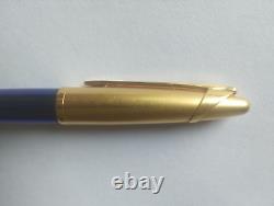 Waterman Edson Sapphire Blue 23k Gold Ballpoint Pen